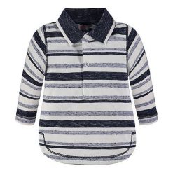 T-shirty chłopięce z krótkim rękawem: Koszulka polo w kolorze szaro-białym