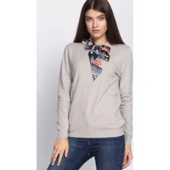 Swetry damskie: Khaki Sweter Messy