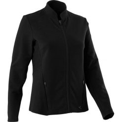 Bluza na zamek Gym & Pilates Free Move damska. Czarne bluzy damskie NYAMBA, xs, bez wzorów, z elastanu, bez rękawów, bez kaptura. Za 79,99 zł.
