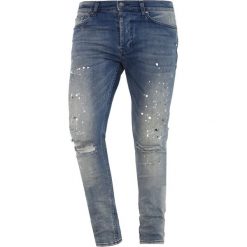 Tigha ROBIN Jeans Skinny Fit vintage blue. Niebieskie jeansy męskie marki Tigha, z elastanu. Za 589,00 zł.