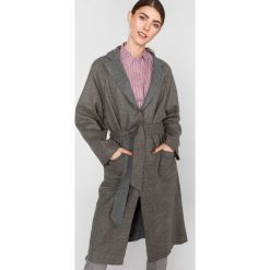 Vila Rada Płaszcz Szary. Szare kurtki damskie Vila, w paski, z poliesteru, bez kaptura. Za 335,95 zł.