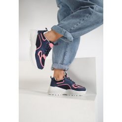 Granatowe Sneakersy Rockmere. Niebieskie sneakersy damskie Renee. W wyprzedaży za 79,99 zł.