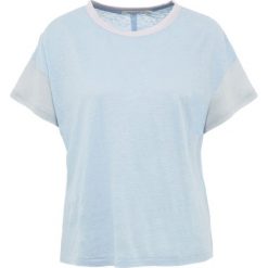 Rag & bone PAYTEN Tshirt z nadrukiem pale. Niebieskie bluzki damskie marki rag & bone, m, z nadrukiem, ze lnu, bez kołnierzyka. Za 569,00 zł.
