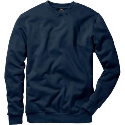 Bluza bonprix granatowy. Niebieskie bluzy męskie bonprix, s, bez wzorów, z dzianiny, z okrągłym kołnierzem, bez rękawów, bez kaptura. Za 44,99 zł.
