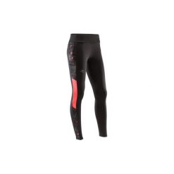 Ciepłe legginsy do biegania RUN WARM+ damskie. Czarne legginsy damskie do biegania marki KALENJI, xl, z elastanu. W wyprzedaży za 59,99 zł.