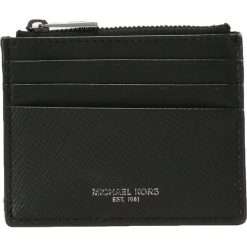 Portfele męskie: Michael Kors HARRISONTALL ZIP CARD CASE Portfel black