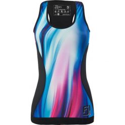 Feelj Koszulka damska Exclusive Shape Blue Wave niebieska r. M. Niebieskie bluzki damskie marki Feelj!, m. Za 126,46 zł.
