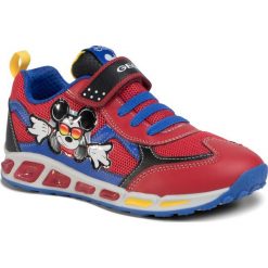 Sneakersy GEOX - J Shuttle B. A J0294A 01454 C7213 DD Red/Royal. Czerwone trampki chłopięce Geox, bez wzorów, ze skóry ekologicznej, na rzepy. Za 329,00 zł.