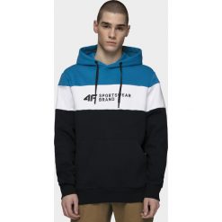 Bluza męska. Bluzy męskie s, bez wzorów, z dzianiny, z kapturem, bez rękawów, z kapturem. Za 129,99 zł.