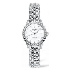 LONGINES Flagship L4.274.0.87.6. Szare zegarki damskie LONGINES, ze stali. Za 12740,00 zł.