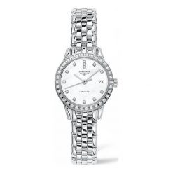 LONGINES PROMOCJA Flagship L4.274.0.87.6. Szare zegarki damskie LONGINES, ze stali. W wyprzedaży za 9450,00 zł.