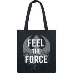 Shopper bag damskie: Star Wars Feel The Force Torba płócienna czarny/biały