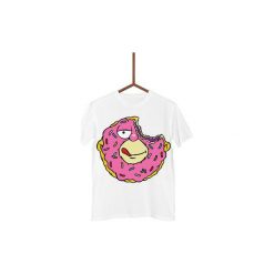 Koszulka Homer Pączek Męska. Białe koszulki męskie Failfake, s, bez wzorów, bez kołnierzyka. Za 130,00 zł.