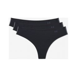 Under Armour 3-pack Spodenki Czarny. Czarne figi damskie Under Armour, l, bez wzorów, z elastanu. Za 119,95 zł.