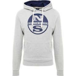 Bejsbolówki męskie: North Sails LOWELL HOODIE BOLLO Bluza z kapturem grey melange