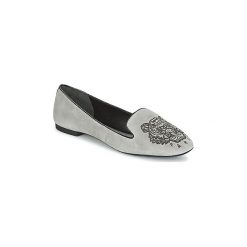 Baleriny Kenzo ICONIC SHOES. Szare baleriny damskie Kenzo, bez wzorów, bez obcasa. Za 677,40 zł.