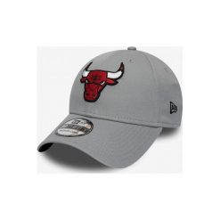 New Era Chicago Bulls Czapka z daszkiem Szary. Szare czapki męskie New Era, z haftami, z poliesteru. Za 128,95 zł.