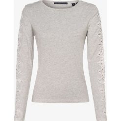 Superdry - Damska koszulka z długim rękawem, szary. Szare koszulki damskie Superdry, s, w koronkowe wzory, z koronki, eleganckie, bez kołnierzyka, z długim rękawem. Za 189,95 zł.