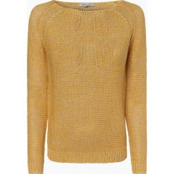 Apriori - Sweter damski z lnu, żółty. Żółte swetry damskie marki Apriori, s, bez wzorów, ze lnu, eleganckie, bez rękawów, bez kaptura. Za 249,95 zł.