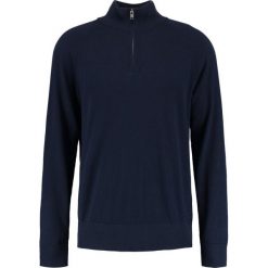 Swetry klasyczne męskie: GAP ZIP MOCK Sweter navy