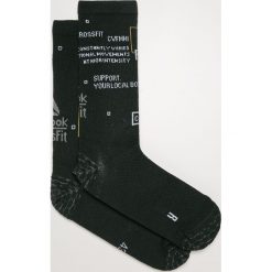 Reebok - Skarpety. Czarne skarpetki męskie marki Reebok, z elastanu. W wyprzedaży za 49,90 zł.