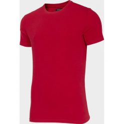 T-shirt męski TSM600 - ciemna czerwień - Outhorn. Czerwone koszulki męskie Outhorn, m. W wyprzedaży za 19,99 zł.