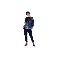 BLUZA GEPARD. Czarne bluzy damskie marki Colorat, l, z materiału. Za 360,00 zł.