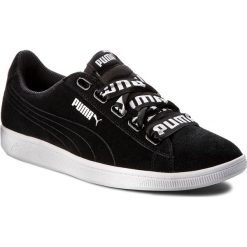 Sneakersy PUMA - Vikky Ribbon Bold 365312 01 Puma Black/Puma Black. Czarne półbuty damskie Puma, ze skóry. W wyprzedaży za 179,99 zł.