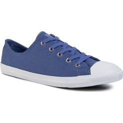 Trampki CONVERSE - Ctas Dainty Ox 564308C Washed Indigo/Indigo Fog. Niebieskie trampki i tenisówki damskie Converse, bez wzorów, z gumy, bez zapięcia. Za 289,00 zł.