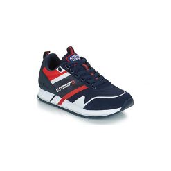 Buty Superdry FERO RUNNER. Niebieskie trampki męskie Superdry, bez wzorów, bez zapięcia. Za 247,20 zł.