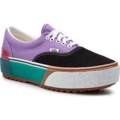Tenisówki VANS - Era Stacked VN0A4BTOVYF1 (Confetti)Fairy Wrn/Seagr. Fioletowe półbuty damskie Vans, bez wzorów, z gumy, bez zapięcia. W wyprzedaży za 289,00 zł.