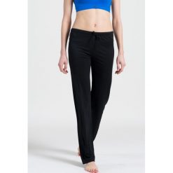 Tommy Hilfiger - Spodnie piżamowe. Czarne piżamy damskie marki TOMMY HILFIGER, s, z elastanu. W wyprzedaży za 159,90 zł.