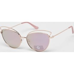 Guess Jeans - Okulary GG1150.28U. Różowe okulary przeciwsłoneczne damskie . W wyprzedaży za 179,90 zł.