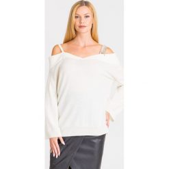 SWETER Twinset. Białe swetry damskie Pinko, xs, bez wzorów, z bawełny, bez rękawów, bez kaptura. Za 1069,00 zł.