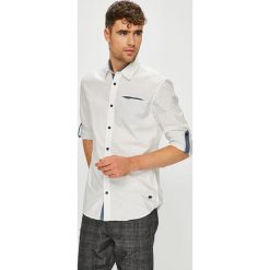 Jack & Jones - Koszula. Białe koszule męskie marki Jack & Jones, s, z elastanu, eleganckie, z klasycznym kołnierzykiem, z długim rękawem. W wyprzedaży za 79,90 zł.