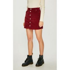 Tommy Jeans - Spódnica. Brązowe spódniczki damskie jeansowe marki Tommy Jeans, mini. Za 449,90 zł.