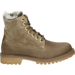 Botki - 553-302284 TA. Szare botki damskie skórzane Venezia. Za 199,00 zł.