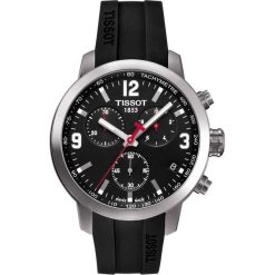 RABAT ZEGAREK TISSOT T -SPORT T055.417.17.057.00. Czarne zegarki męskie TISSOT, ze stali. W wyprzedaży za 1716,00 zł.