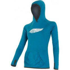Bluzy sportowe damskie: Sensor Bluza Merino Wool 330 Feathers W Blue S