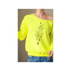 Alchemic1 fluo żółty gruby oversize z. Żółte bluzy damskie marki One mug a day, s, z nadrukiem, z bawełny, bez rękawów, bez kaptura. Za 139,00 zł.