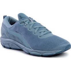 Buty MIZUNO - Ezrun 2 J1GE193847 Niebieski. Niebieskie buty sportowe męskie Mizuno, ze skóry ekologicznej, bez zapięcia, do biegania. W wyprzedaży za 189,00 zł.