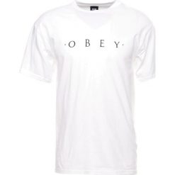T-shirty męskie: Obey Clothing NOVEL Tshirt z nadrukiem white