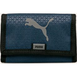 Puma - Portfel. Niebieskie portfele męskie Puma, bez wzorów, z poliesteru. W wyprzedaży za 49,90 zł.