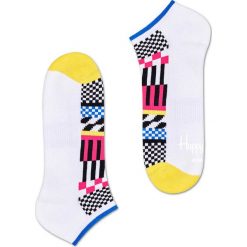 Happy Socks - Skarpetki. Białe skarpetki damskie Happy Socks, bez wzorów. Za 39,90 zł.