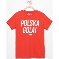 T-shirt polska gola - Czerwony. Czerwone t-shirty chłopięce marki Reserved. W wyprzedaży za 19,99 zł.