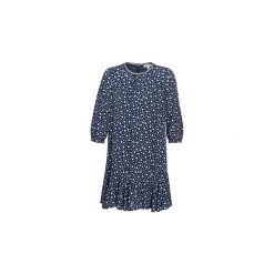 Sukienki krótkie Esprit VYRTA. Niebieskie sukienki damskie Esprit, bez wzorów, bez kołnierzyka, z krótkim rękawem, krótkie, mini. Za 154,50 zł.