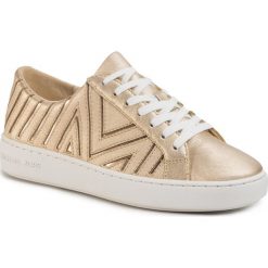 Sneakersy MICHAEL MICHAEL KORS - Whitnet Lace Up 43R0WHFS1M Pale Gold. Żółte półbuty damskie MICHAEL Michael Kors, na co dzień, bez wzorów, ze skóry, bez obcasa, na płaskiej podeszwie, bez zapięcia. Za 669,00 zł.