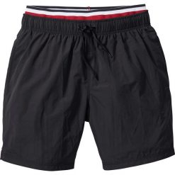 Długie szorty bonprix czarny. Czarne spodenki sportowe męskie bonprix, s, bez wzorów, sportowe. Za 54,99 zł.