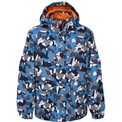 Kurtki chłopięce przeciwdeszczowe: BEJO Kurtka Juniorska SONNY JR Geometric Print/Orange r. 158