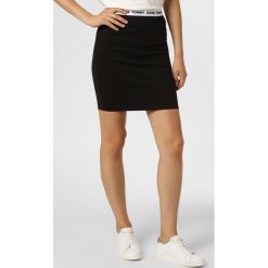 Tommy Jeans - Spódnica damska, czarny. Czarne spódniczki damskie Tommy Jeans, s, z nadrukiem, z jeansu, sportowe, sportowe. Za 299,95 zł.